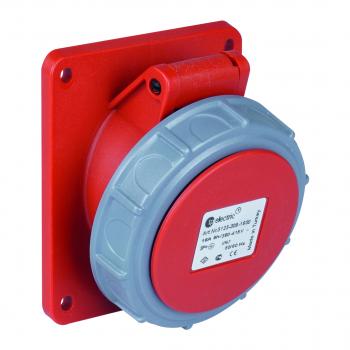 CEE Anbausteckdose 83x90mm 5P 32A 6h IP67